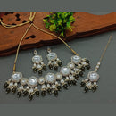 Sai Fashion Gold Plated Crystal Stone Choker Necklace Set
