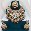 Sai Fashion Gold Plated Kundan And Beads Necklace Set