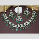 Sai Fashion Gold Plated Crystal Necklace Set