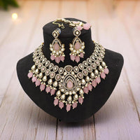 Sai Fashion Pota And KundanTraditional Festival Jewellery Necklace Set