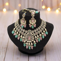 Sai Fashion Pota And KundanTraditional Festival Jewellery Necklace Set