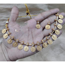 Sai Fashion Pota Stone And Temple Necklace Set