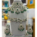 Sai Fashion Traditional Kundan Stone And Beads Necklace Set