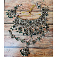 Sai Fashion Traditional Kundan Stone And Beads Necklace Set