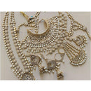 Sai Fashion Stylish Kundan Pearl And Beads Bridal Jewellery Set