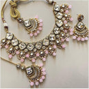 Sai Fashion Designer Kundan Stone And Beads Necklace Set