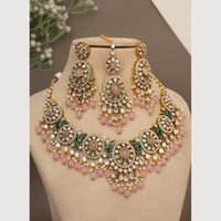 Sai Fashion Designer Kundan Stone And Beads Necklace Set