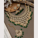 Sai Fashion Designer Kundan Stone And Beads Necklace Set