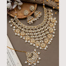 Sai Fashion Designer Kundan Stone And Beads Necklace Set