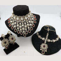Sai Fashion Designer Kundan And Beads Semi-Bridal Necklace Set