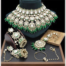 Sai Fashion Designer Kundan And Beads Semi-Bridal Necklace Set