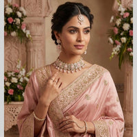 Sai Fashion Elegant Crystal Stone And Beads Choker Necklace Set