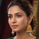 Wearhouse Fashion Elegant Pota Stone And Pearl Dangler Earrings