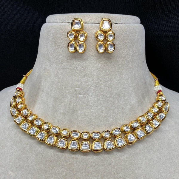 Shagna Gold Plated Kundan Necklace Set