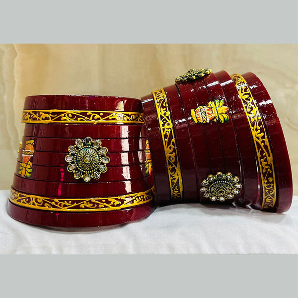 Shagna Acrylic Rajasthani Style Bangles Set