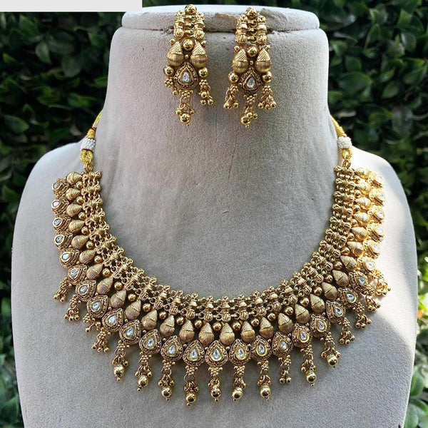 Shagna Gold Plated Necklace Set