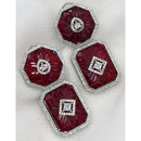 Shagna Designer American Diamond Hanging Earrings