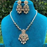 Shagna Heritage Polki Kundan Stone And Pearl Necklace Set 