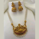 H K Fashion Gold Plated Temple Long Necklace Set