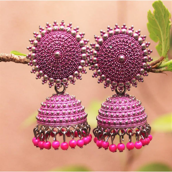 H K Fashion  Beads  Jhumki Earrings
