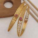 H K Fashion Gold Plated Bangle Set
