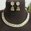 H K Fashion Gold Plated Mother Of Pearls Necklace Set