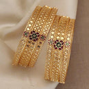 H K Fashion Premium Quality Dailywear Studded Microgold Bangles