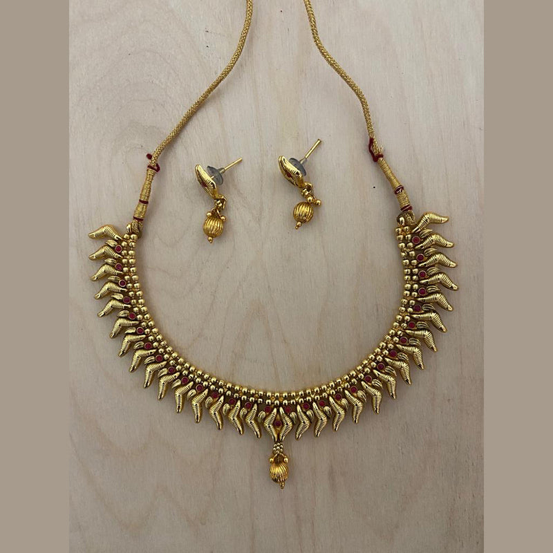 India Art Gold Plated Necklace Set