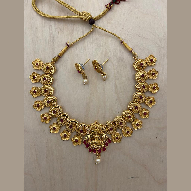 India Art Gold Plated Necklace Set