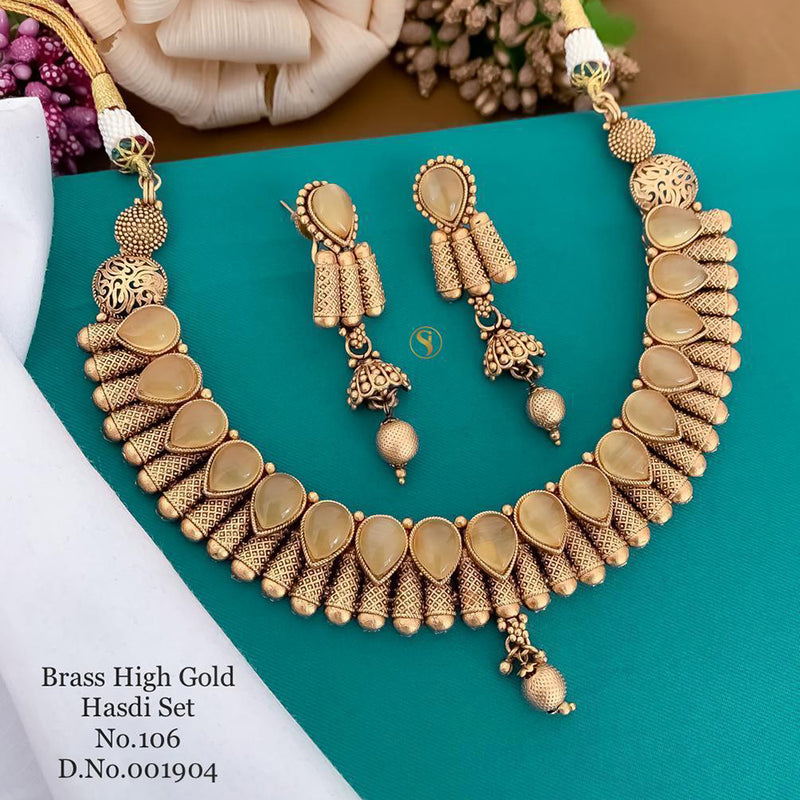 India Art Gold Plated Necklace Set