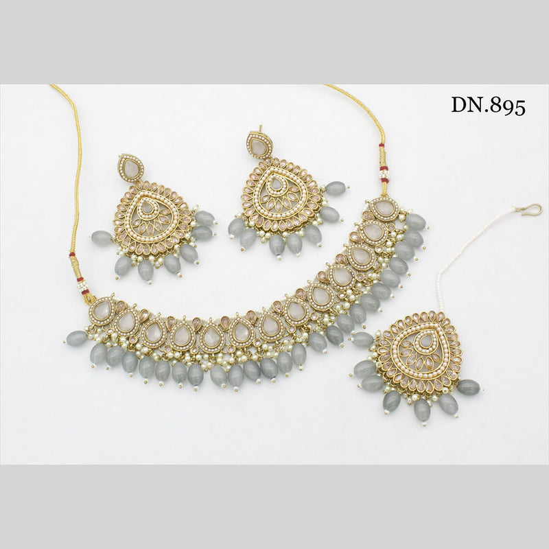 India Art Gold Plated Necklace Set