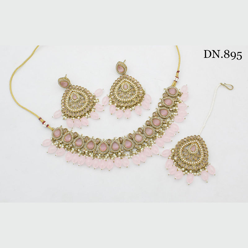 India Art Gold Plated Necklace Set