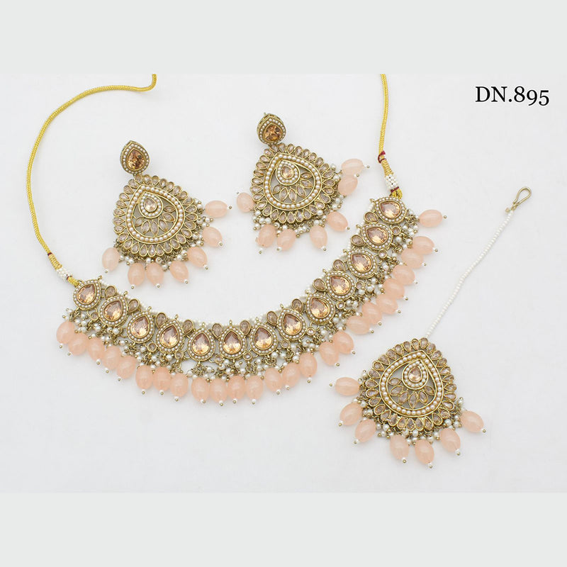 India Art Gold Plated Necklace Set