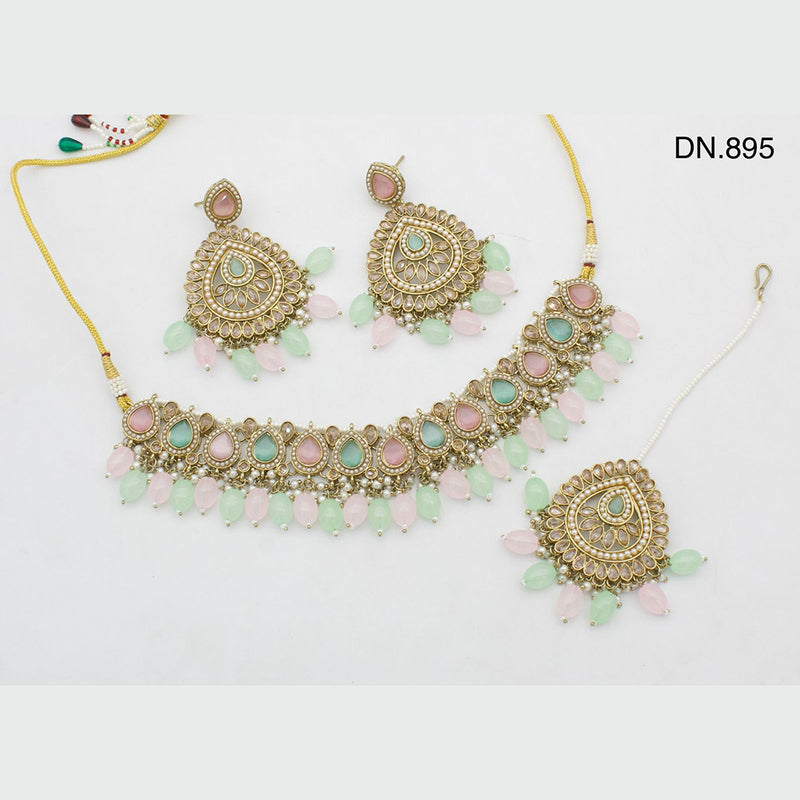 India Art Gold Plated Necklace Set