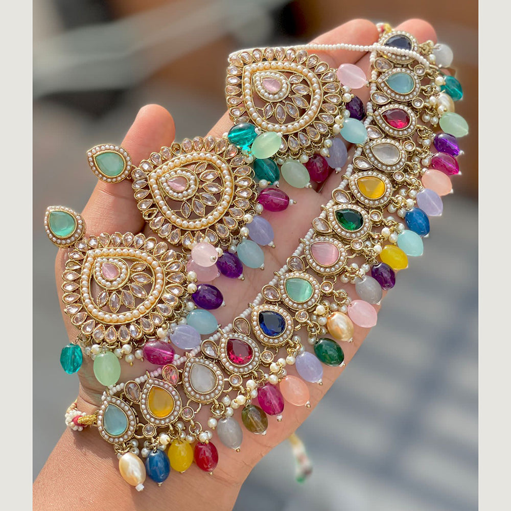 India Art Gold Plated Necklace Set