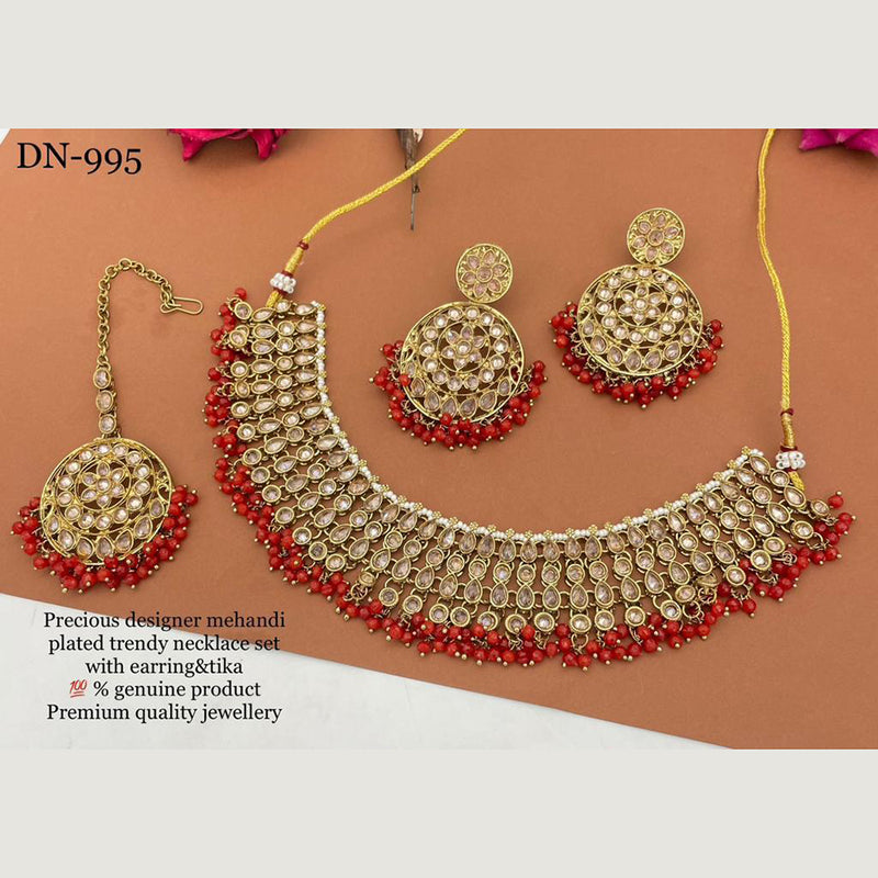 India Art Gold Plated Necklace Set