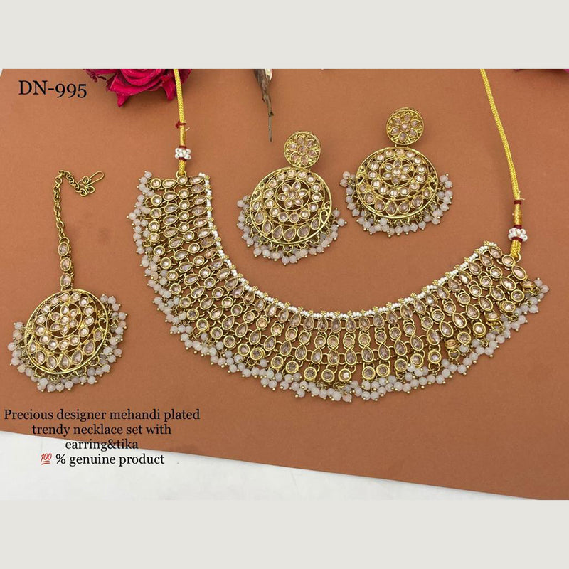 India Art Gold Plated Necklace Set