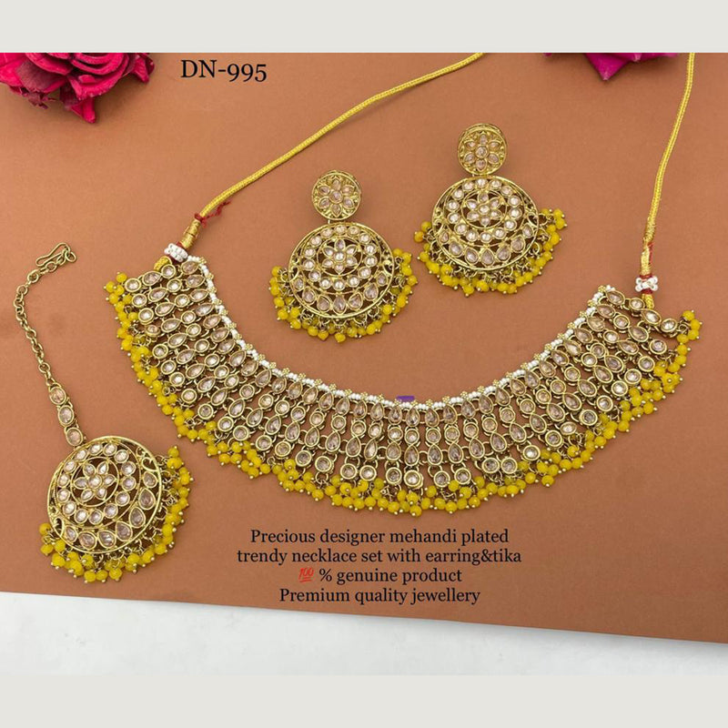 India Art Gold Plated Necklace Set