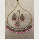India Art Gold Plated Crystal Stone Necklace Set