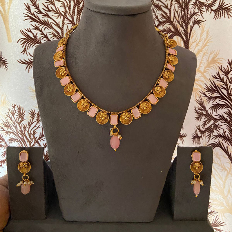 India Art Gold Plated Necklace Set