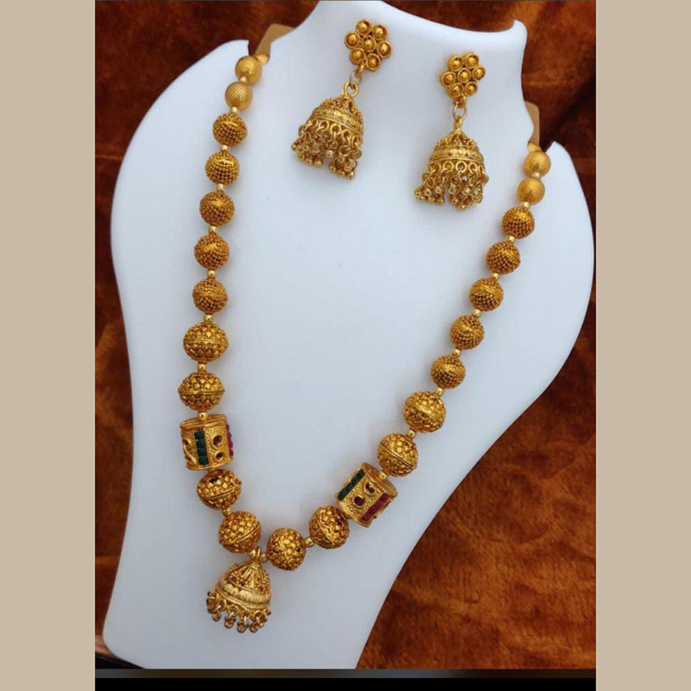India Art Gold Plated Necklace Set