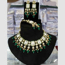 India Art Kundan Stone And Beads Necklace Set