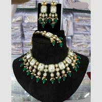 India Art Kundan Stone And Beads Necklace Set