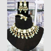 India Art Kundan Stone And Beads Necklace Set