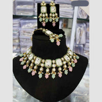 India Art Kundan Stone And Beads Necklace Set