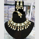 India Art Kundan Stone And Beads Necklace Set
