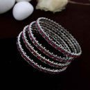 India Art Oxidised Pota Stone Bangles