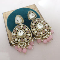 India Art Tradition In Motion Kundan Pearl And Beads Dangler Earrings