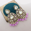 India Art Tradition In Motion Kundan Pearl And Beads Dangler Earrings