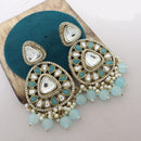 India Art Tradition In Motion Kundan Pearl And Beads Dangler Earrings